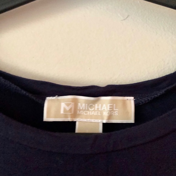 Navy blue tunic style top - Picture 2 of 4